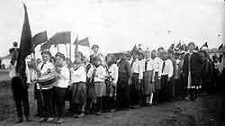 Пионерский парад 1 мая 1925 года